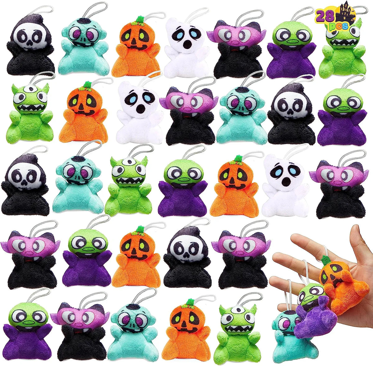 Mini Plush Toy Set - 28 Pieces