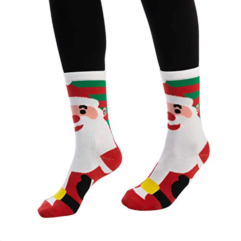 12-Pack Soft Cotton Christmas Socks Set