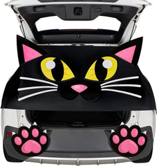 Black Cat Halloween Trunk-or-Treat Decor Kit