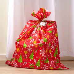 Oversized Christmas Gift Bag 56"x36" - Large Plastic Wrapping Bag