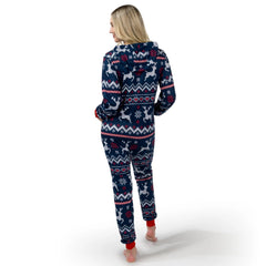 Adult Christmas Loose Hooded Pajamas