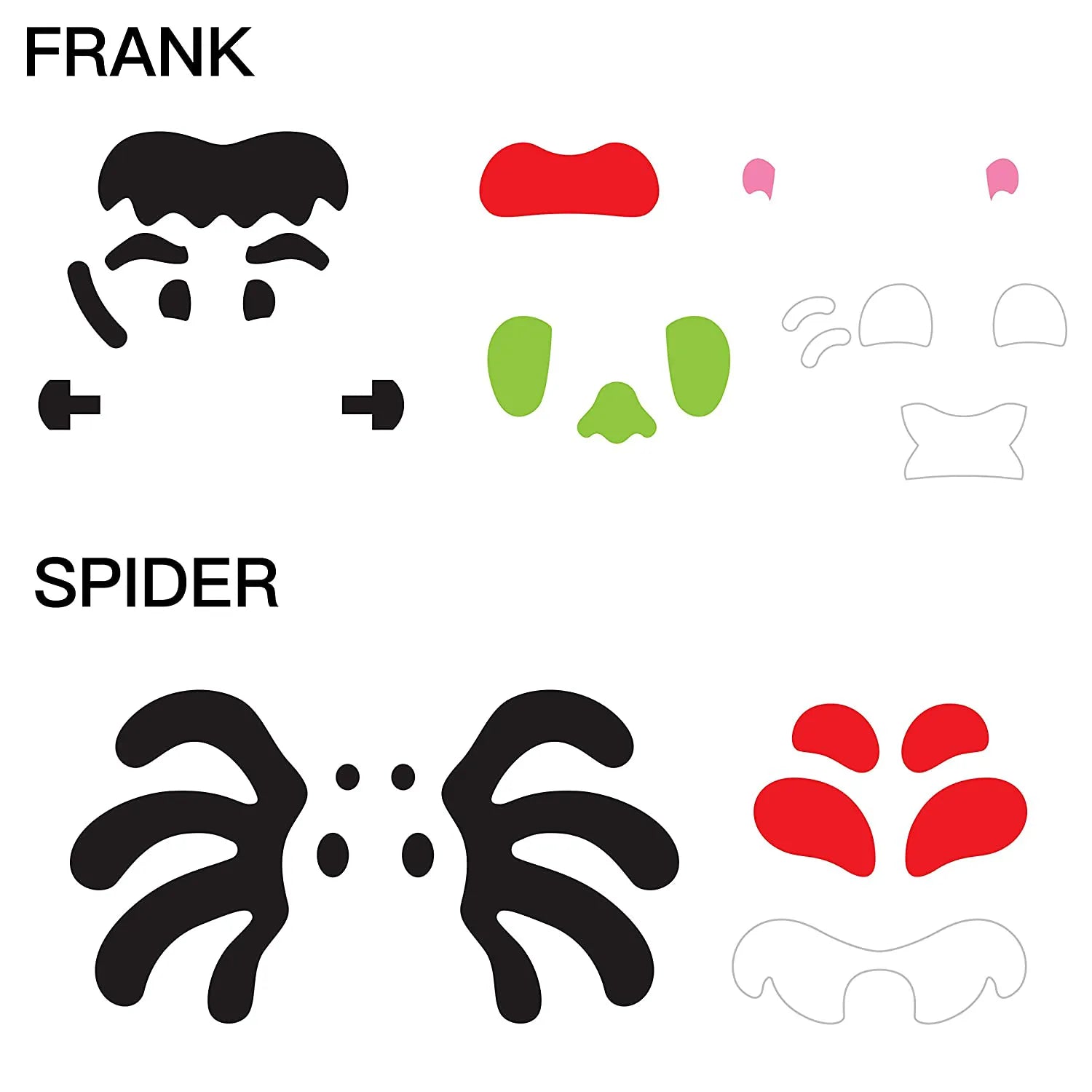 18 Pcs Halloween Foam Stickers