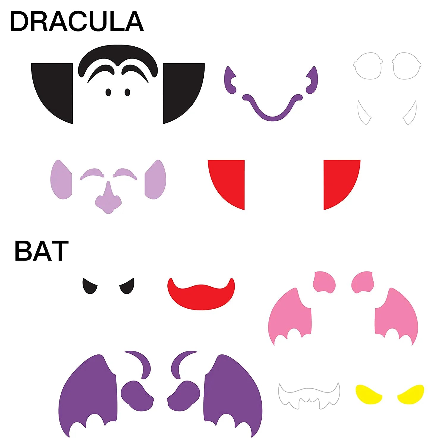 18 Pcs Halloween Foam Stickers