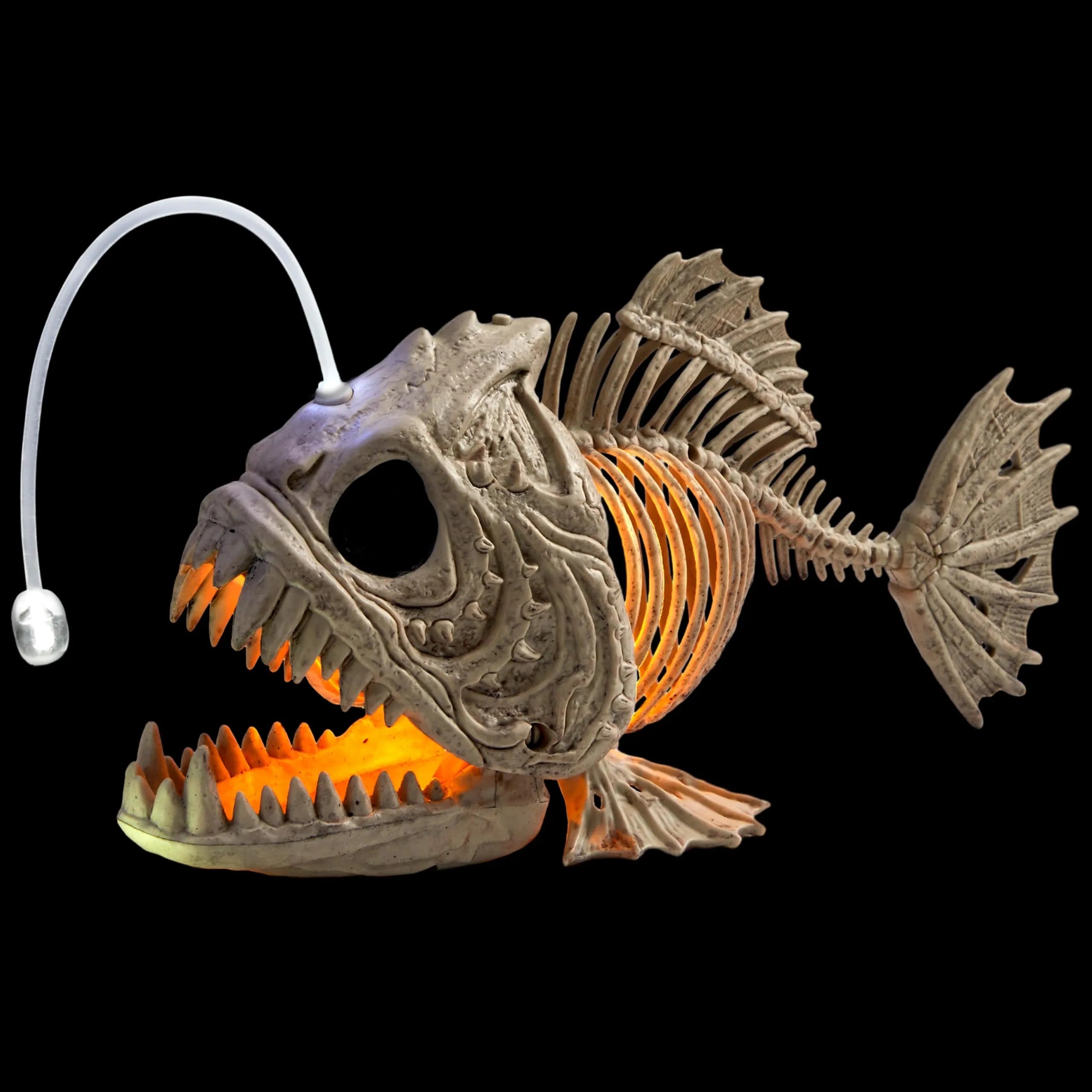 LED Eye Skeleton Fish Halloween Decoration