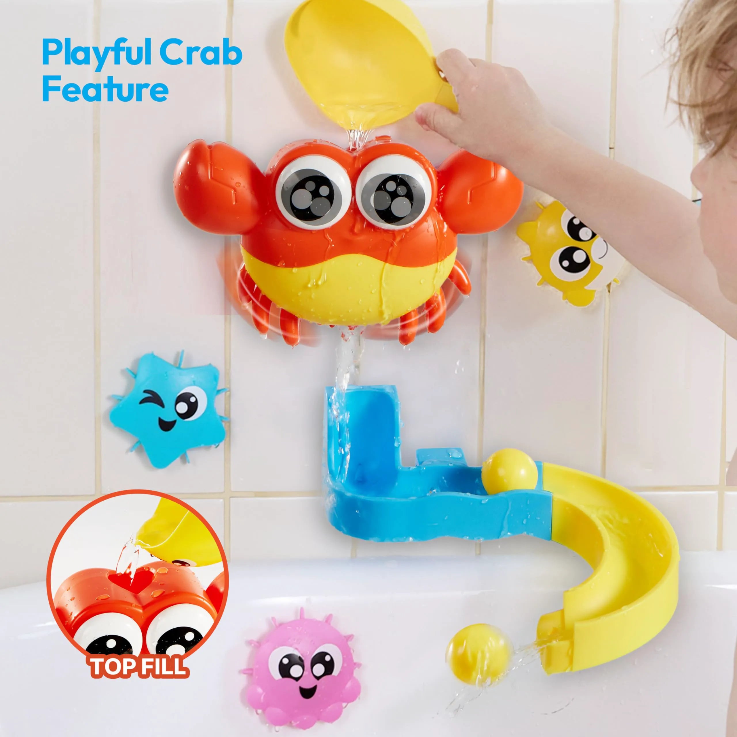 JOVA Lalalark 7-in-1 Bath Toys Set for Kids