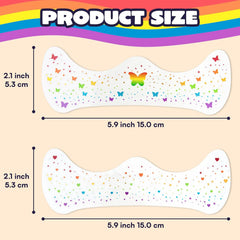 JOYIN 10-Pack Pride Glitter Temporary Tattoos