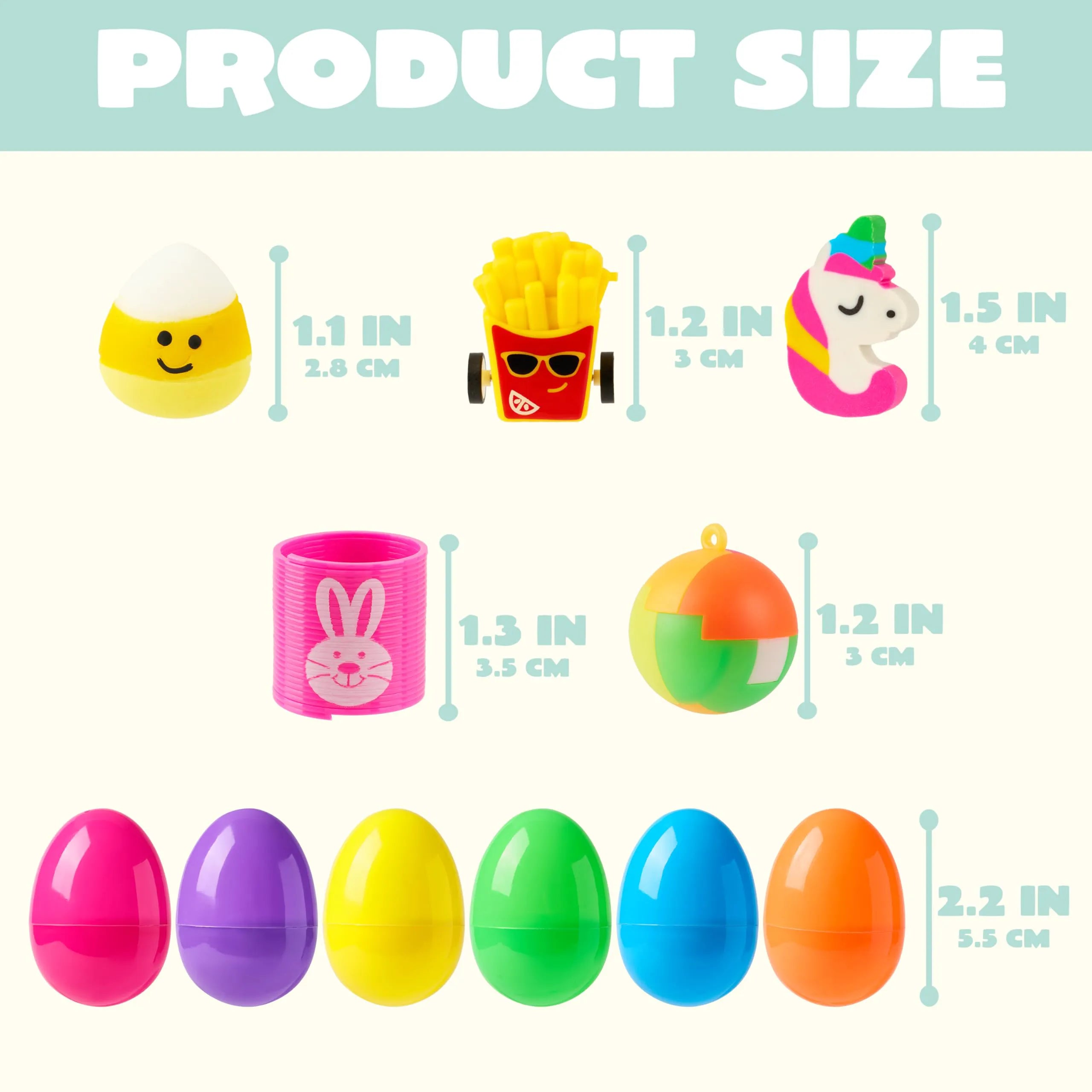 JOIN 160-Piece Prefilled Easter Eggs with Assorted Toys