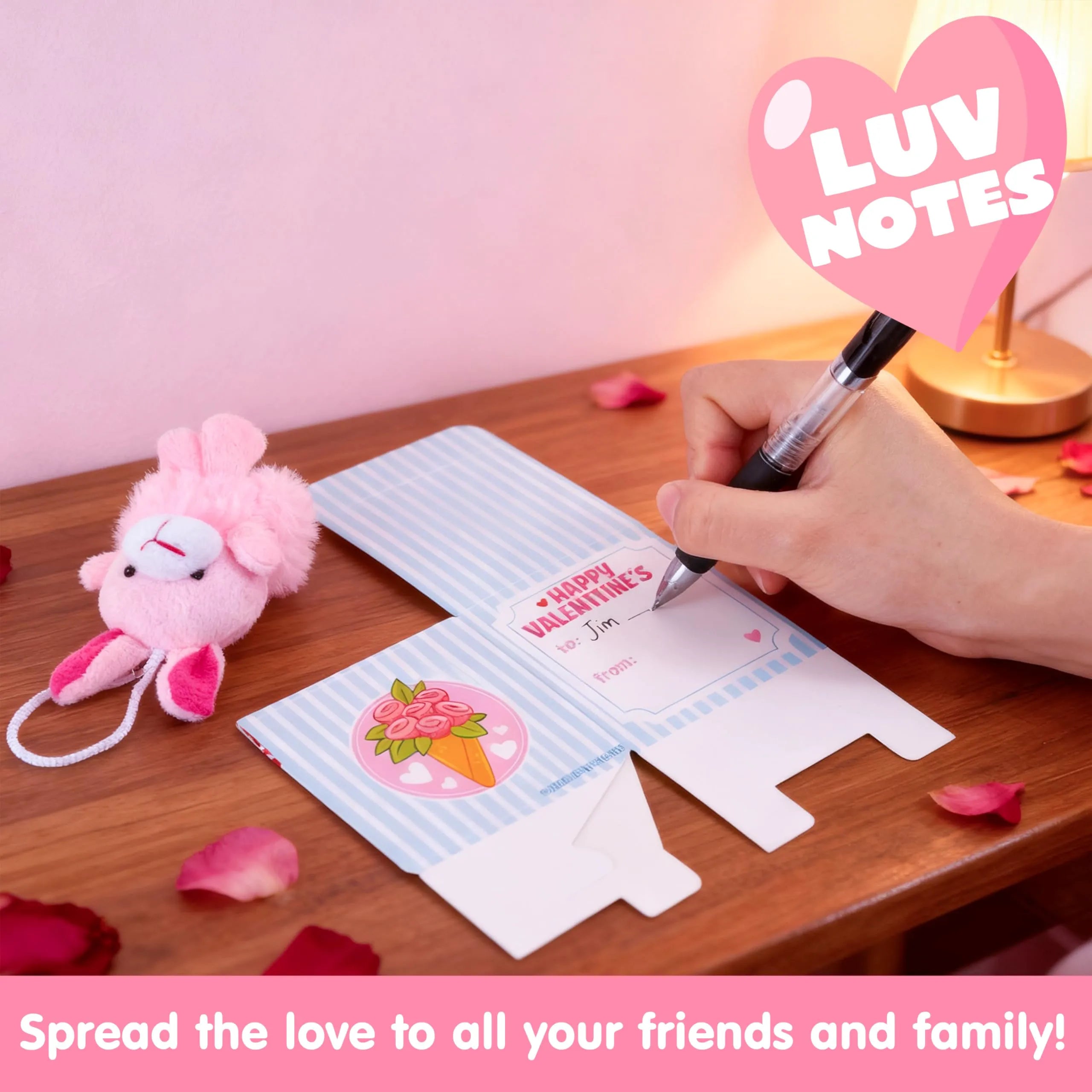 JOYIN 24-Piece Valentine's Day Plush Toys with Gift Boxes