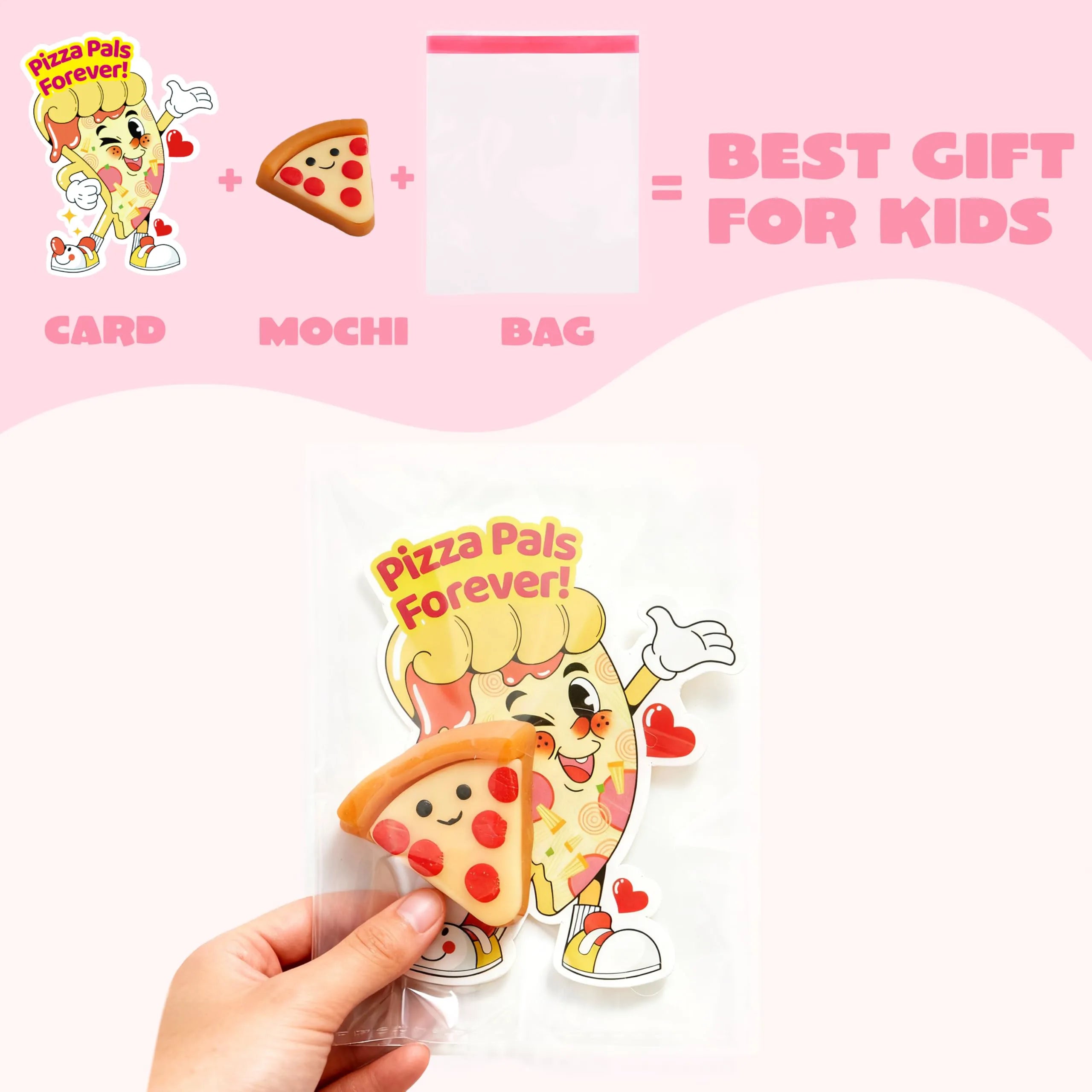 JOYIN 28 Pack Valentine's Day Cards with Kawaii Dessert Fidget Toys, 14 Designs