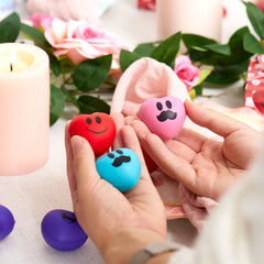 JOYIN 28-Pack Valentine Heart Stress Balls with Boxes