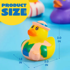 JOIN 30-Pack Assorted Rubber Ducks with Mesh Bag