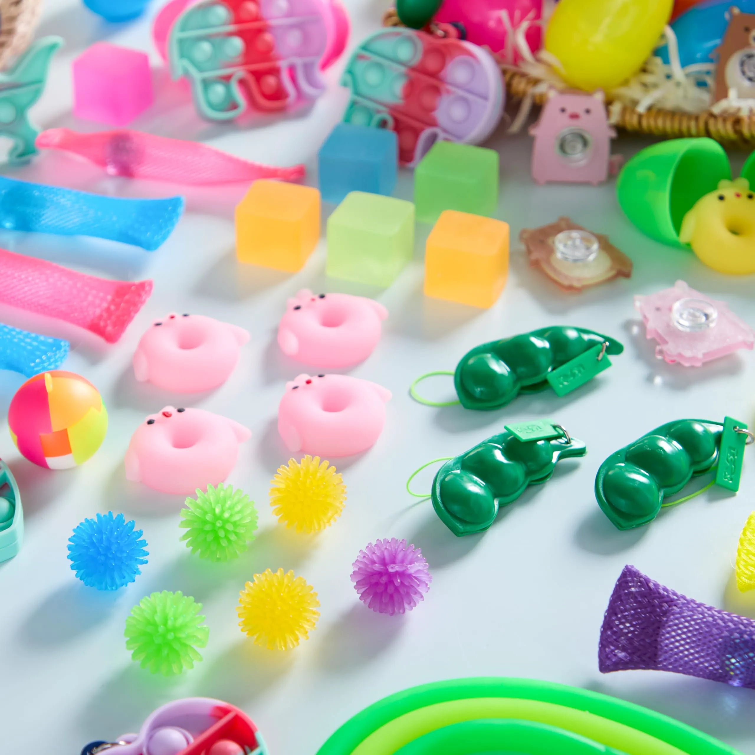 JOYIN 48 Pcs Prefilled Easter Eggs with Assorted Toys