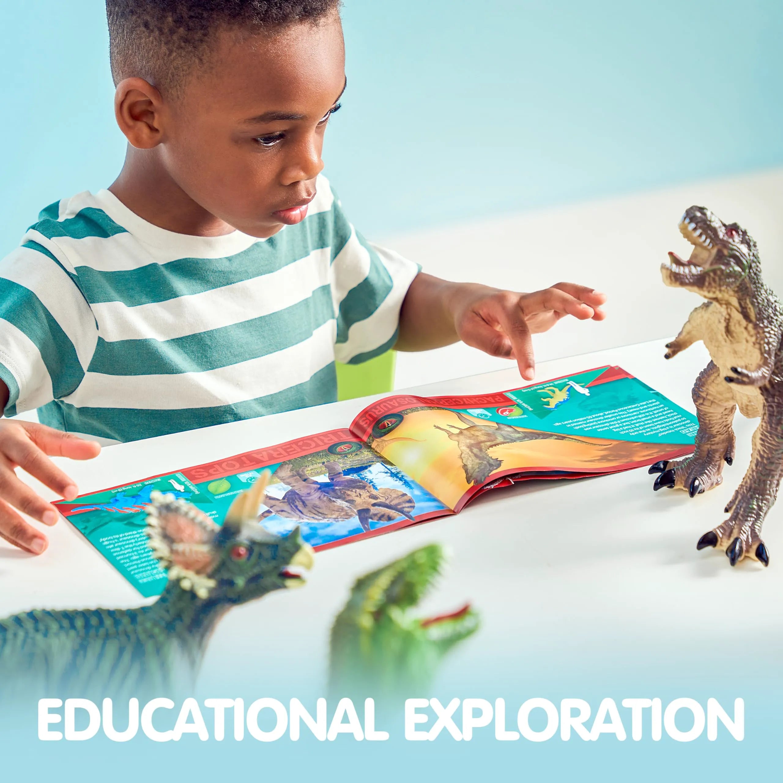 JOIN 6-Piece Large Soft Dinosaur Toy Set for Toddlers