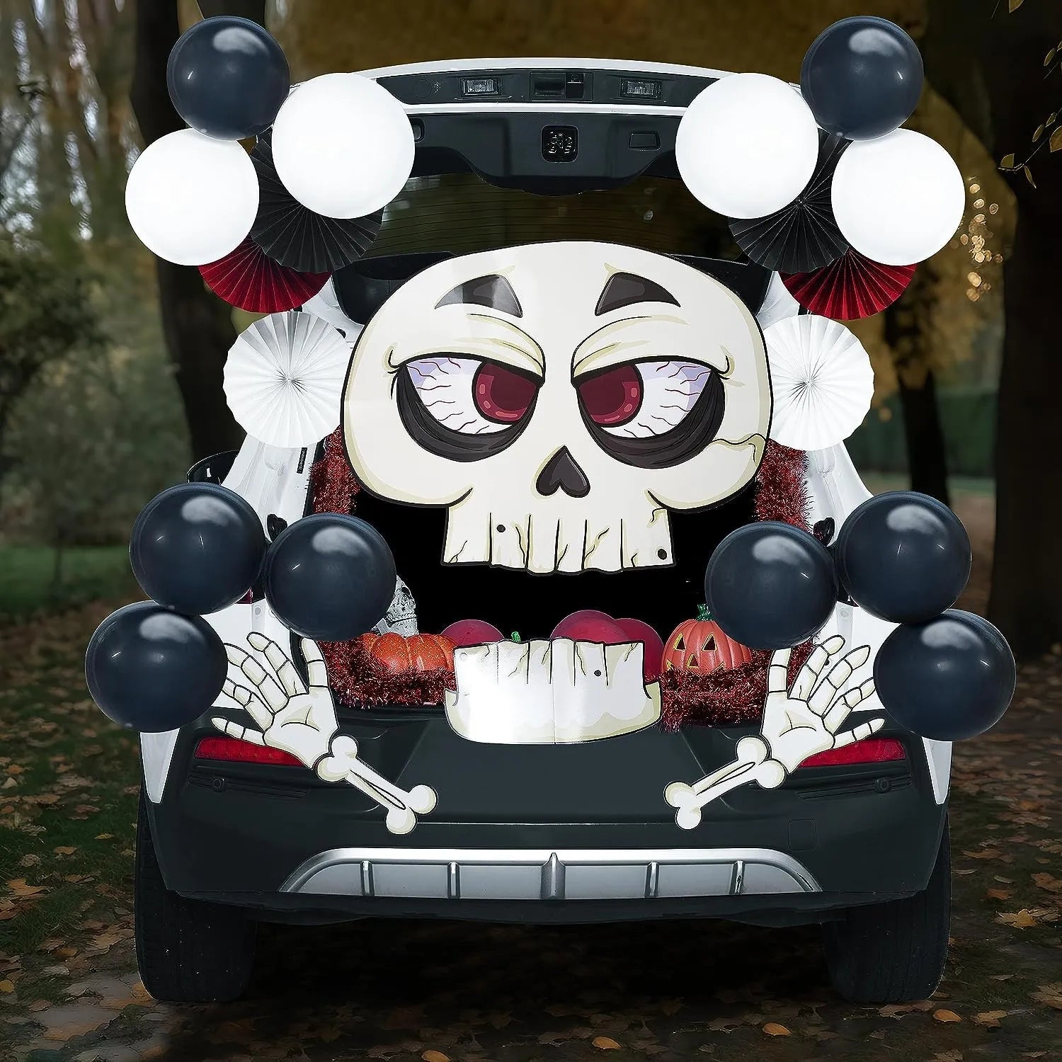 JOYIN Halloween Trunk or Treat Car Decorations Kit - Skeleton Design