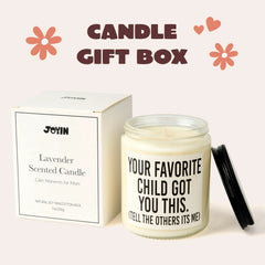 JOYIN Mother's Day Gifts for Mom, Lavender Scented Candles for Wife Women