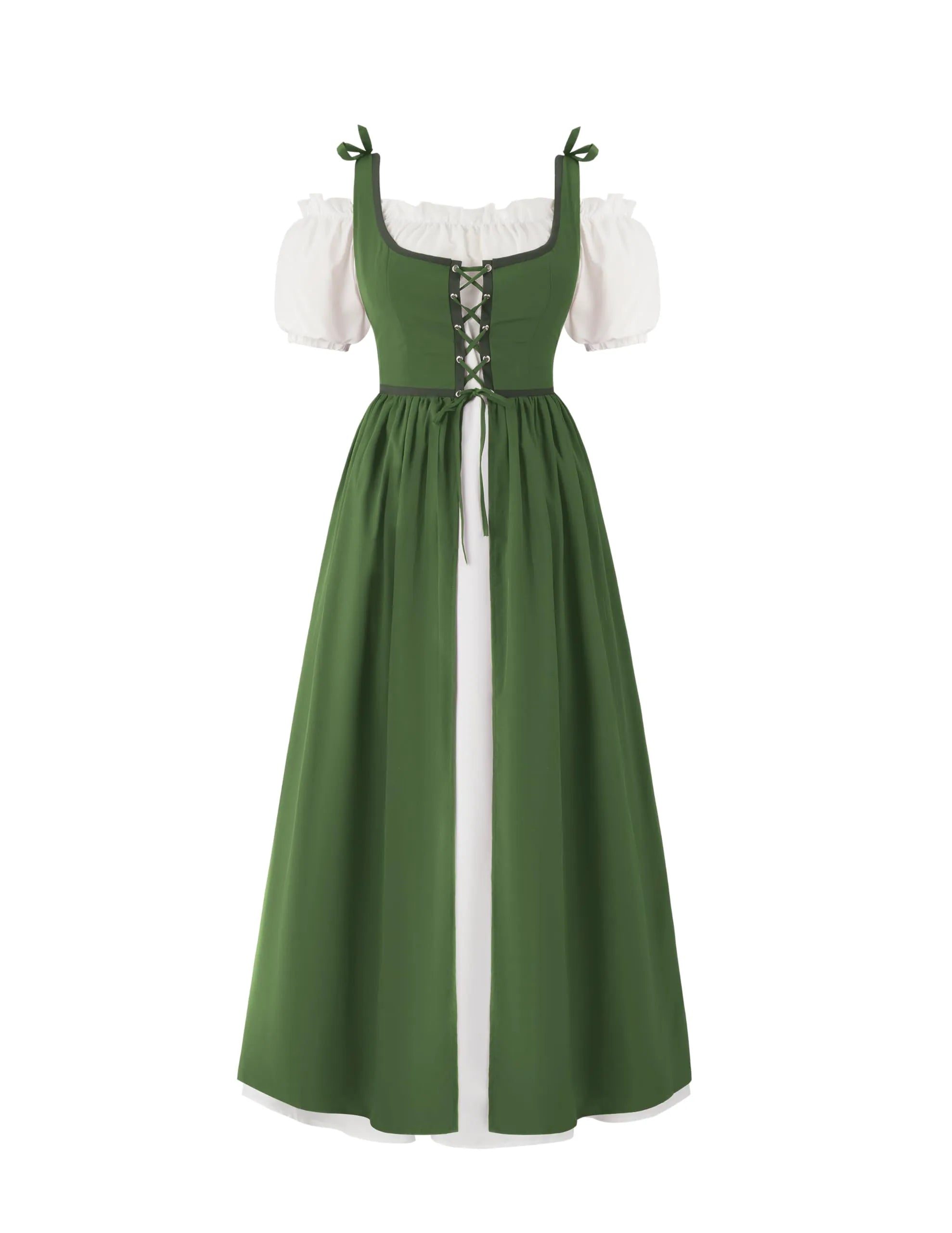 Medieval Renaissance Peasant Maxi Dress for Women