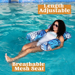 Inflatable Pool Floats with Plant Pattern for Adults