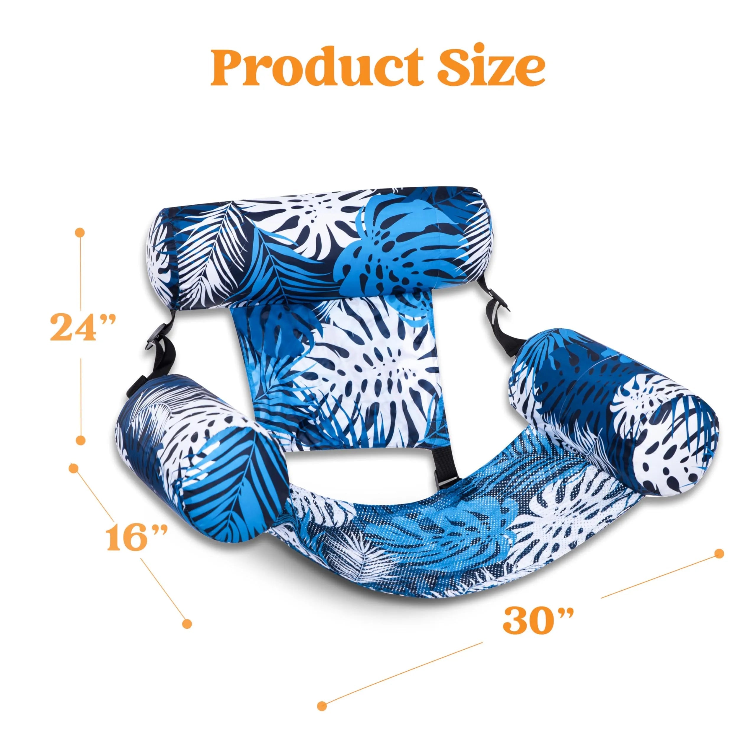 Inflatable Pool Floats with Plant Pattern for Adults