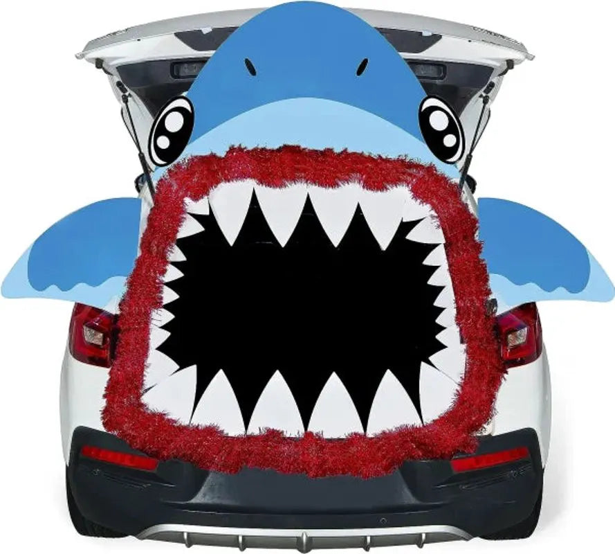 Shark Halloween Trunk-or-Treat Decor Kit