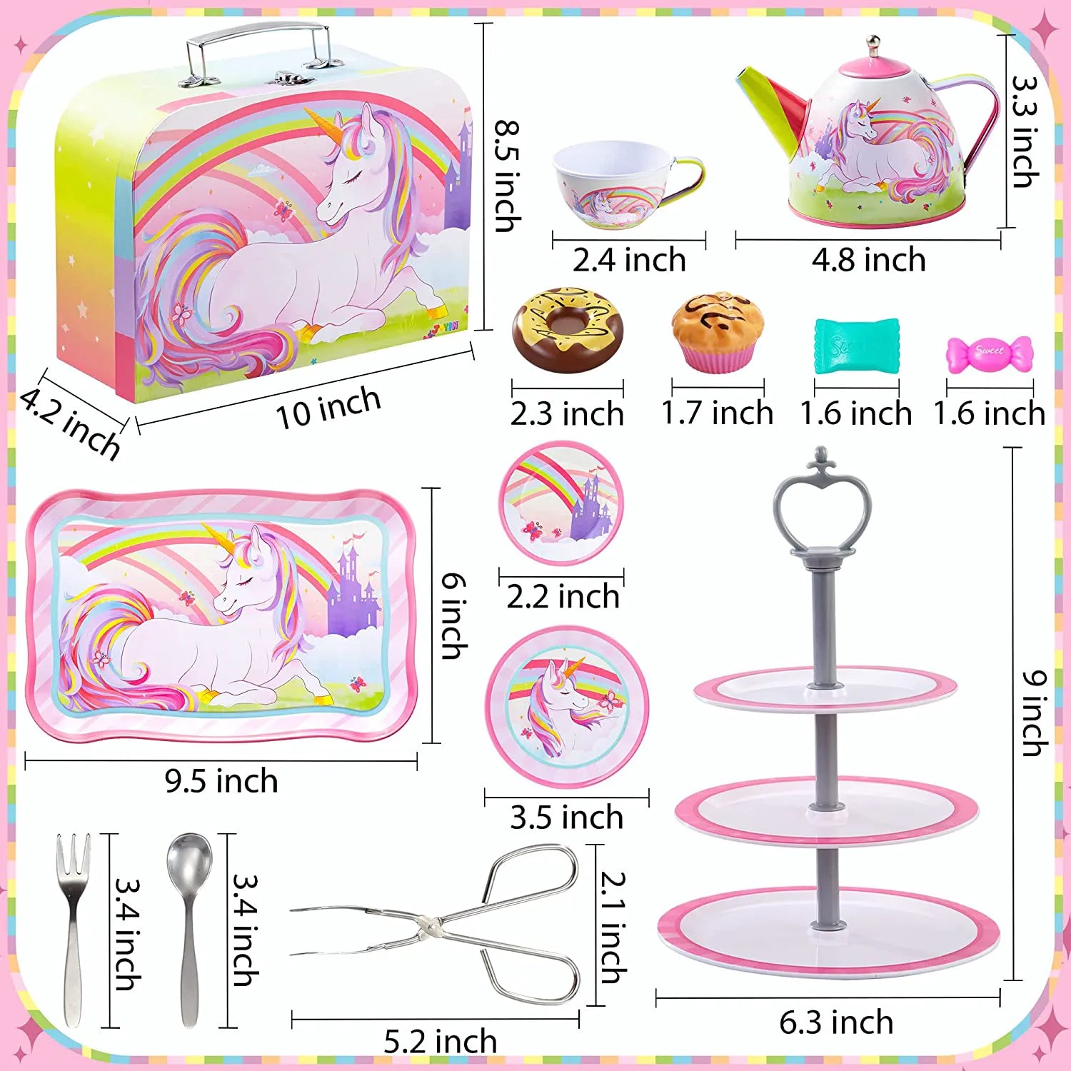 Unicorn Teapot Set