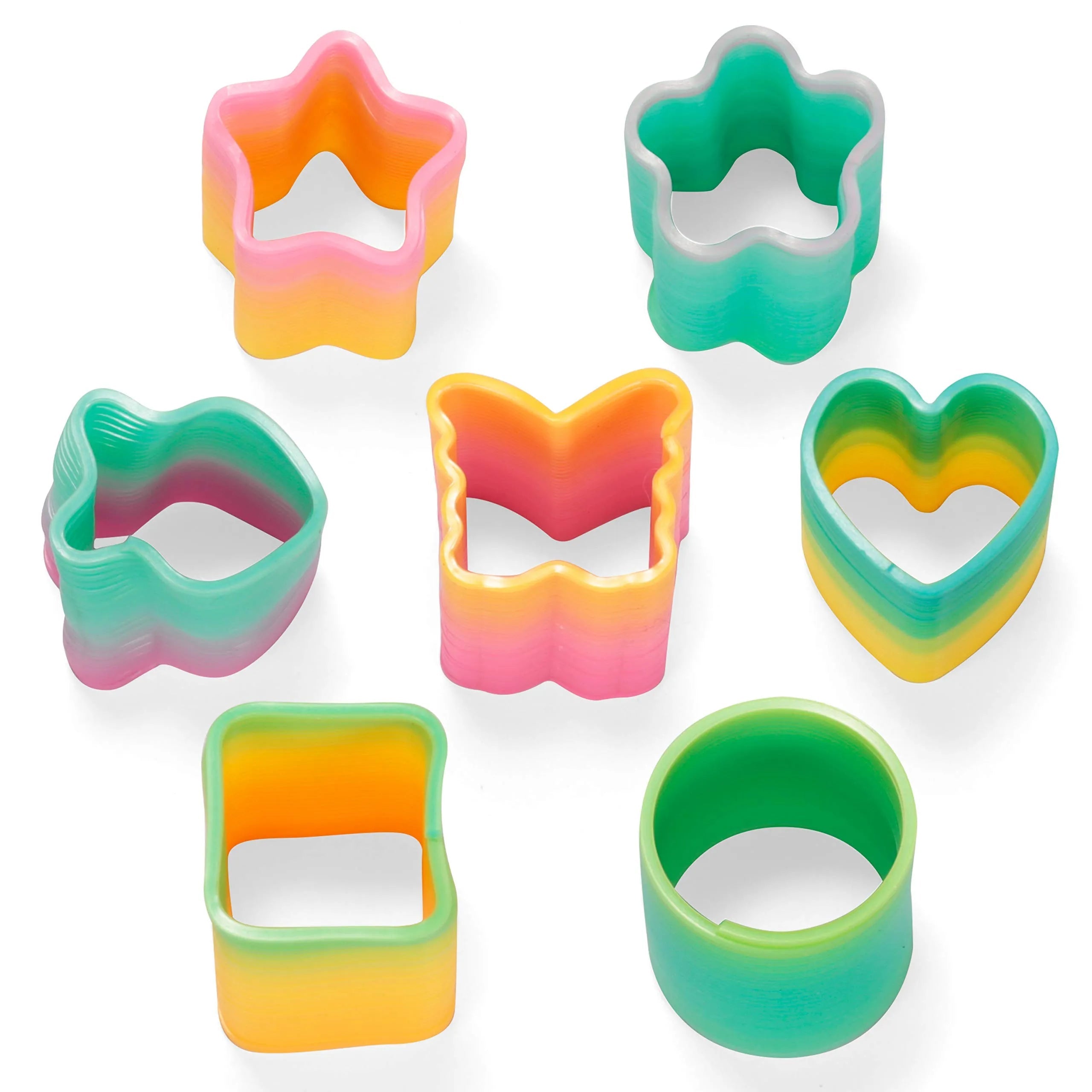28-Piece Rainbow Spring Hearts Set with Valentine's Day Cards for Kids Classroom Exchange Gifts