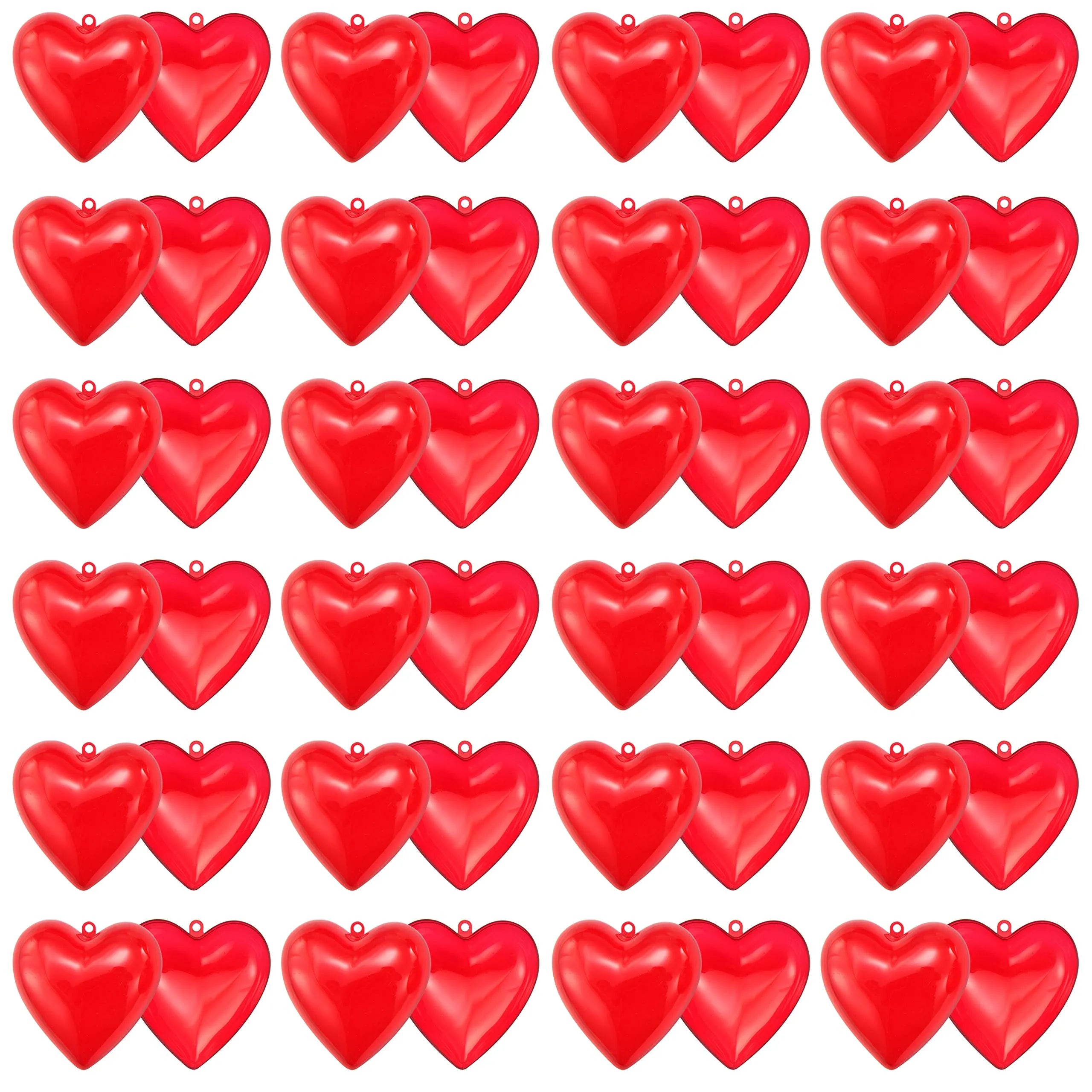 28 Prefilled Hearts with Die-Cast Cars and Valentine's Day Cards for Kids - Classroom Exchange Gifts
