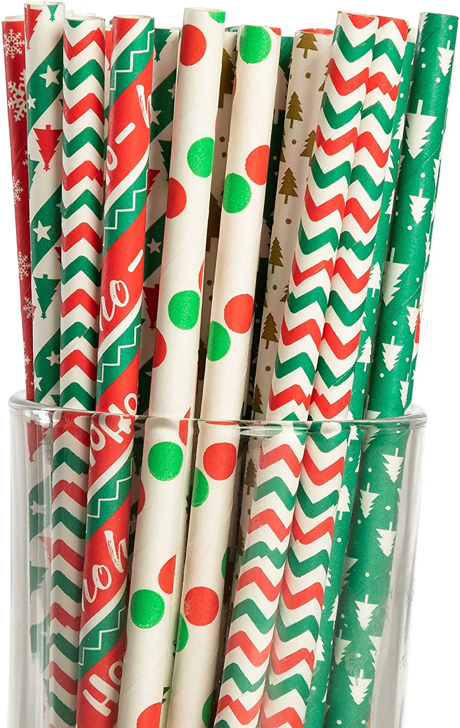 Colorful Disposable Paper Drinking Straws