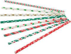 Colorful Disposable Paper Drinking Straws