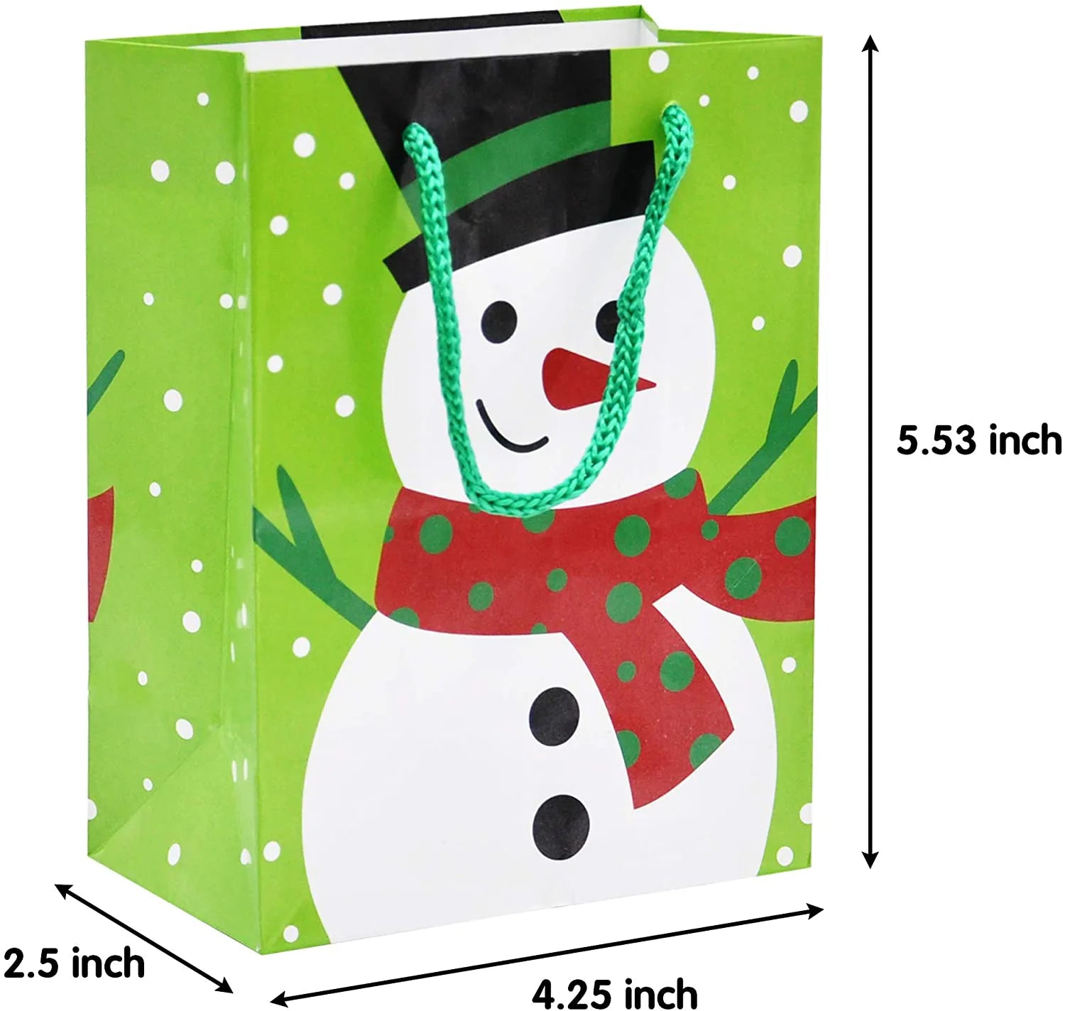 18 Pack Christmas Gift Bags - Holiday Paper Bags