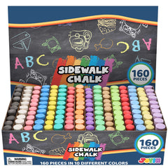 Washable Jumbo Sidewalk Chalk Set