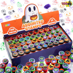100 Assorted Halloween Stampers