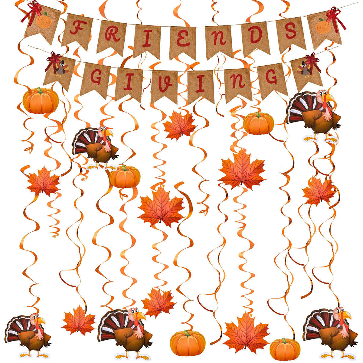 Friendsgiving Garland Decoration Set