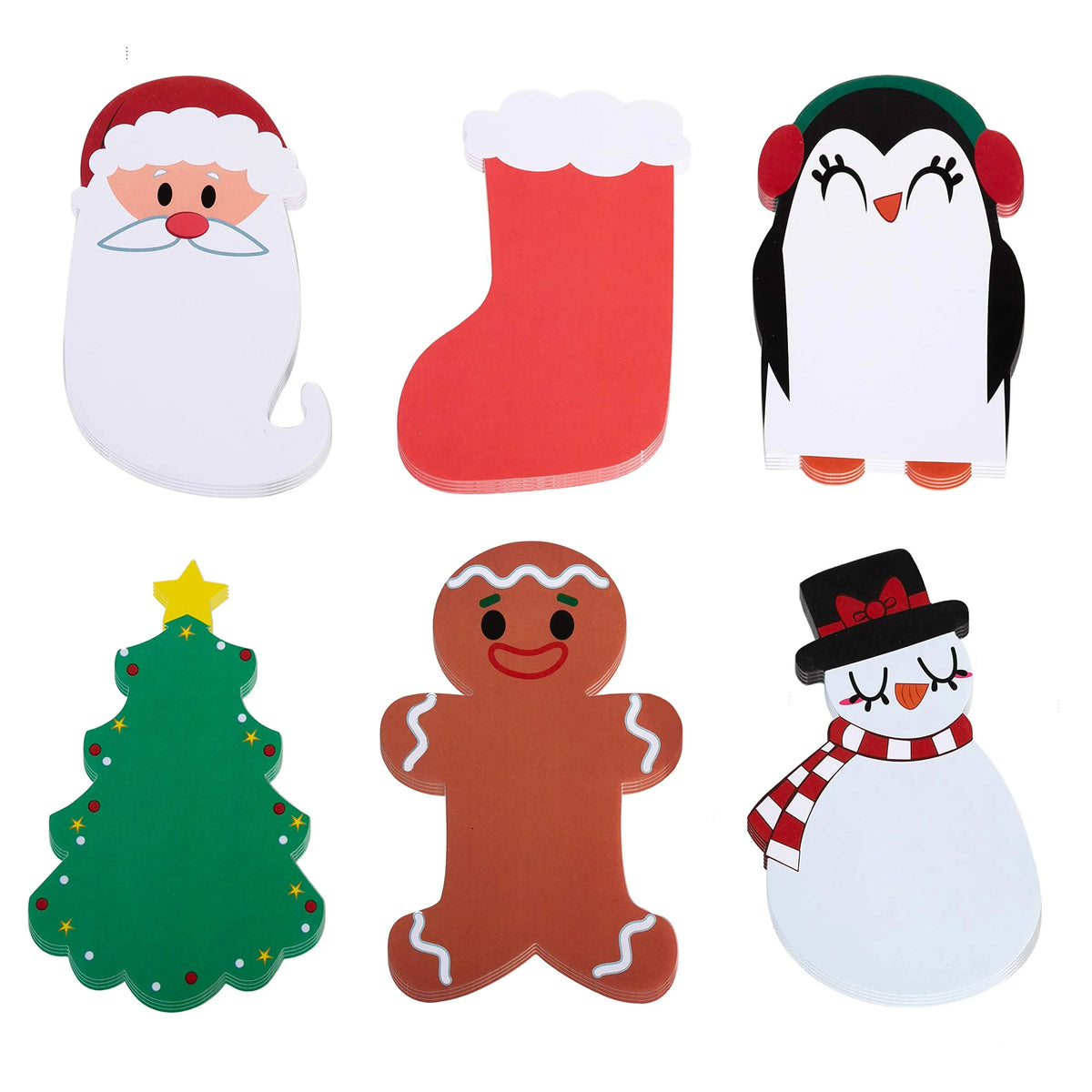 24 Pack Christmas Character Notepads