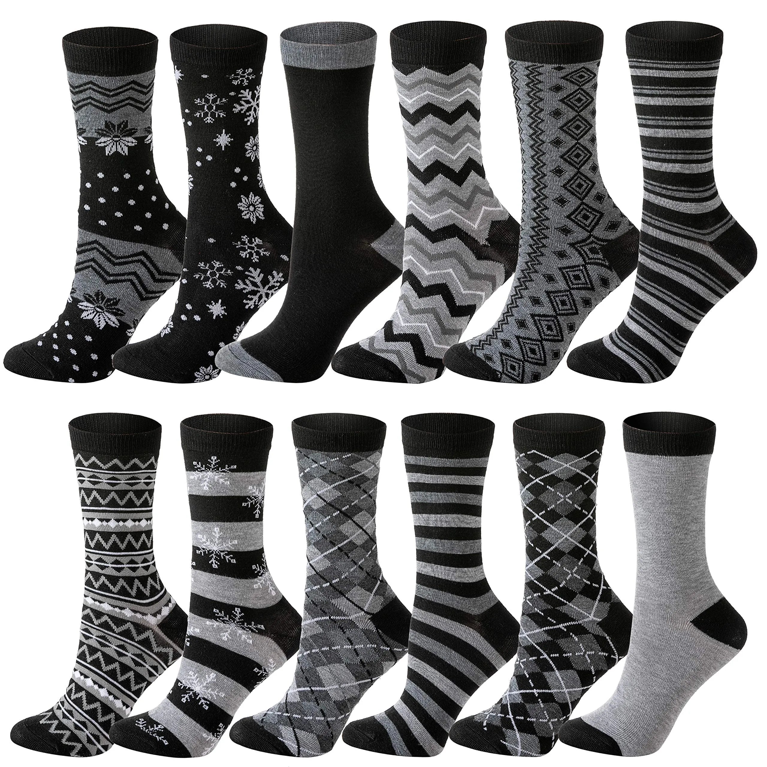 Women's Crew Socks - 12 Pack