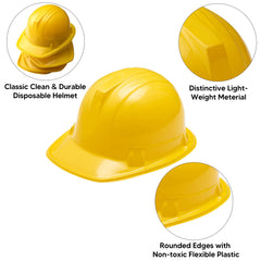 Construction Hard Hats, 24 Pcs