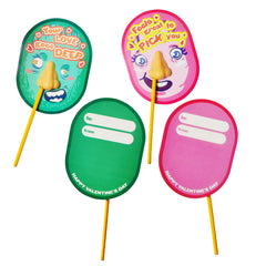 28-Pack 'I Pick Your Nose' Pencil Sharpener Set - Valentine's Day Cards for Kids