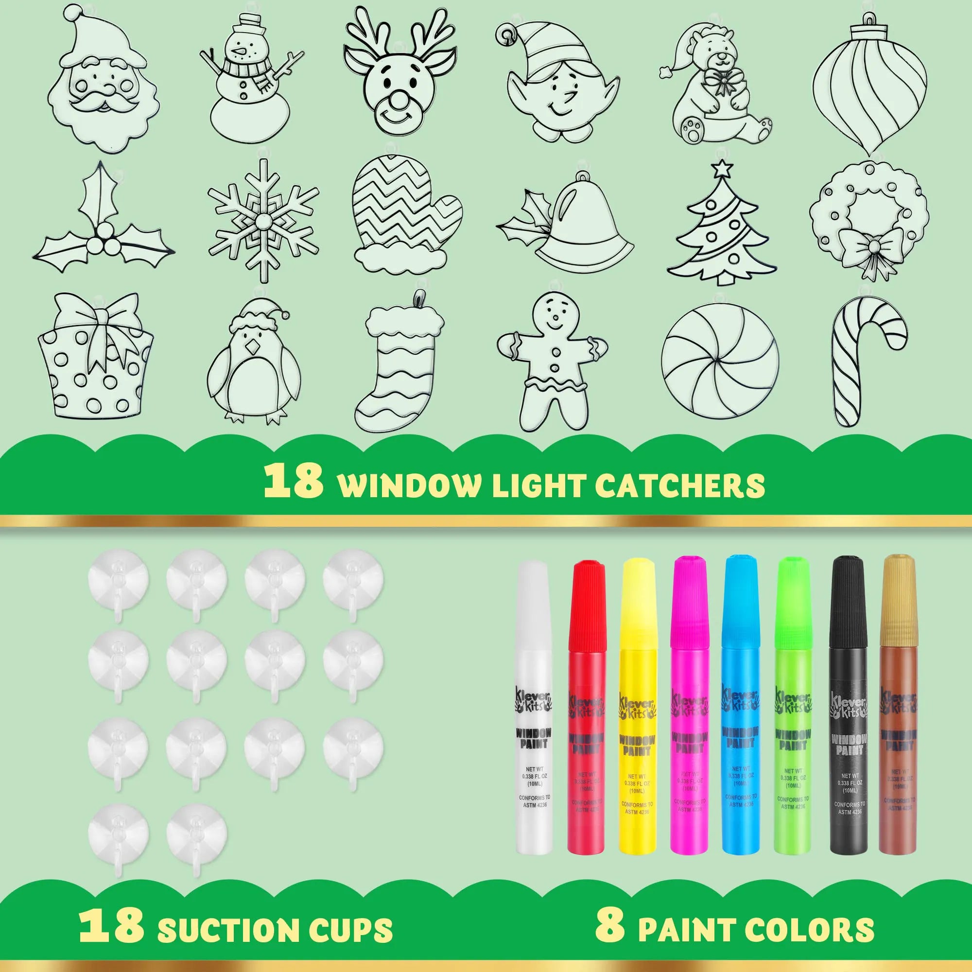 KLEVER KITS - Christmas Window Craft