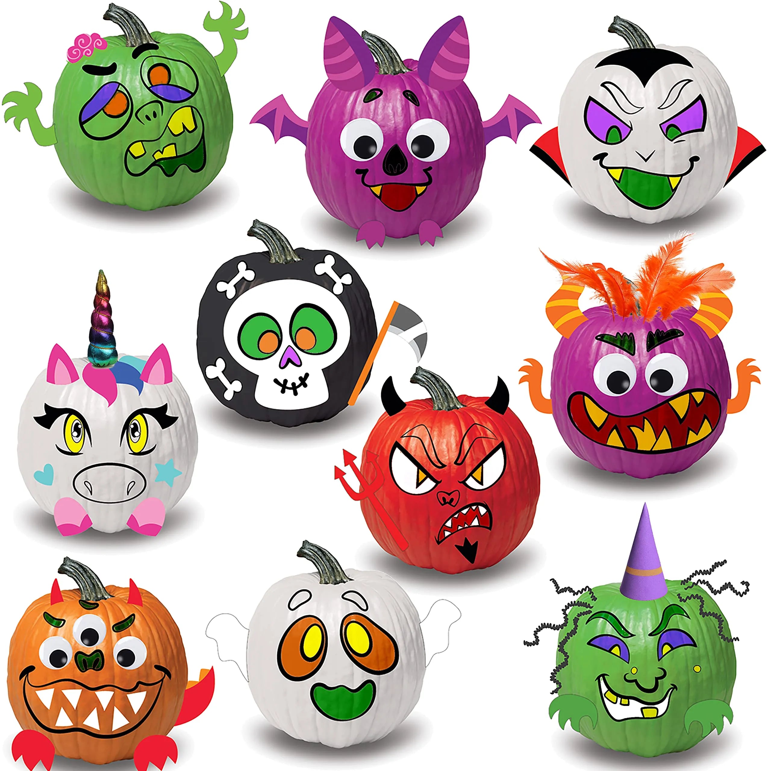KLEVER KITS - 3D Pumpkin Decoration Set