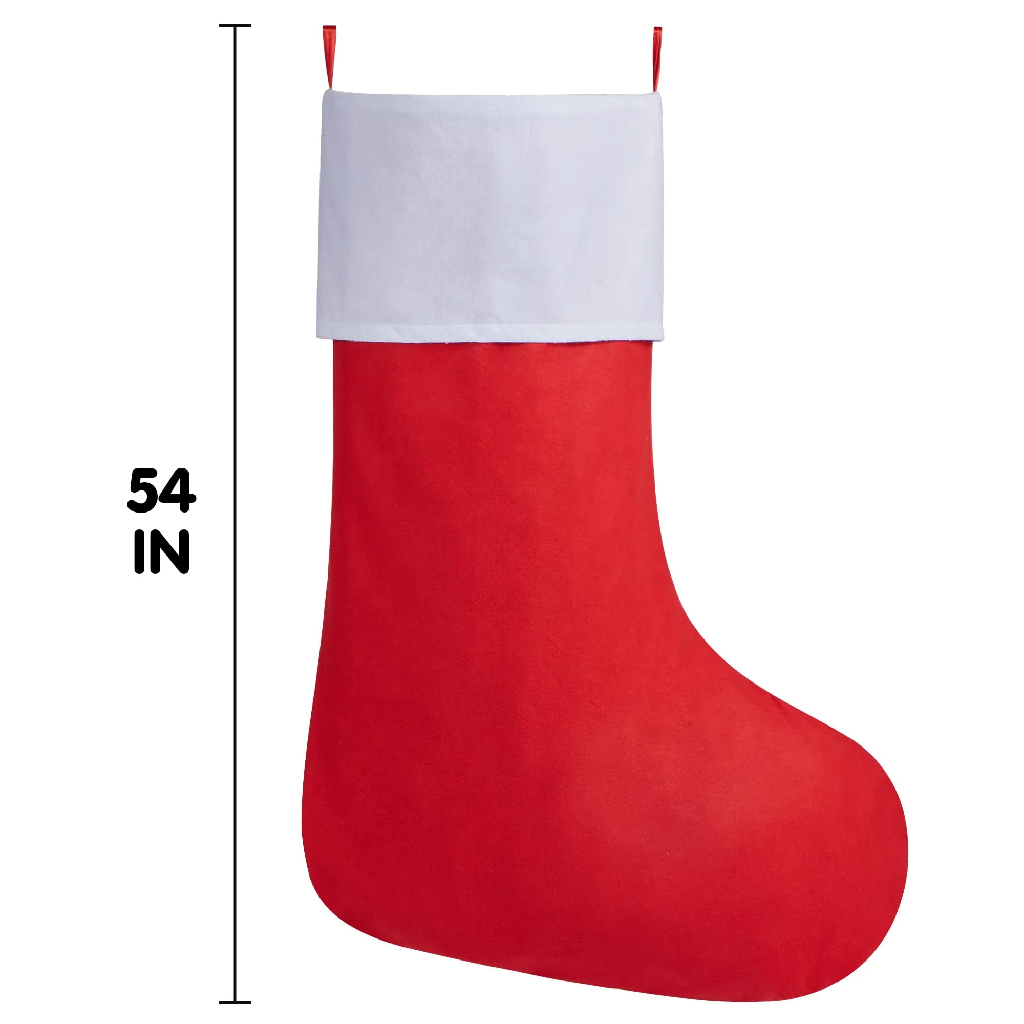 Large 54-Inch Christmas Stocking Decoration