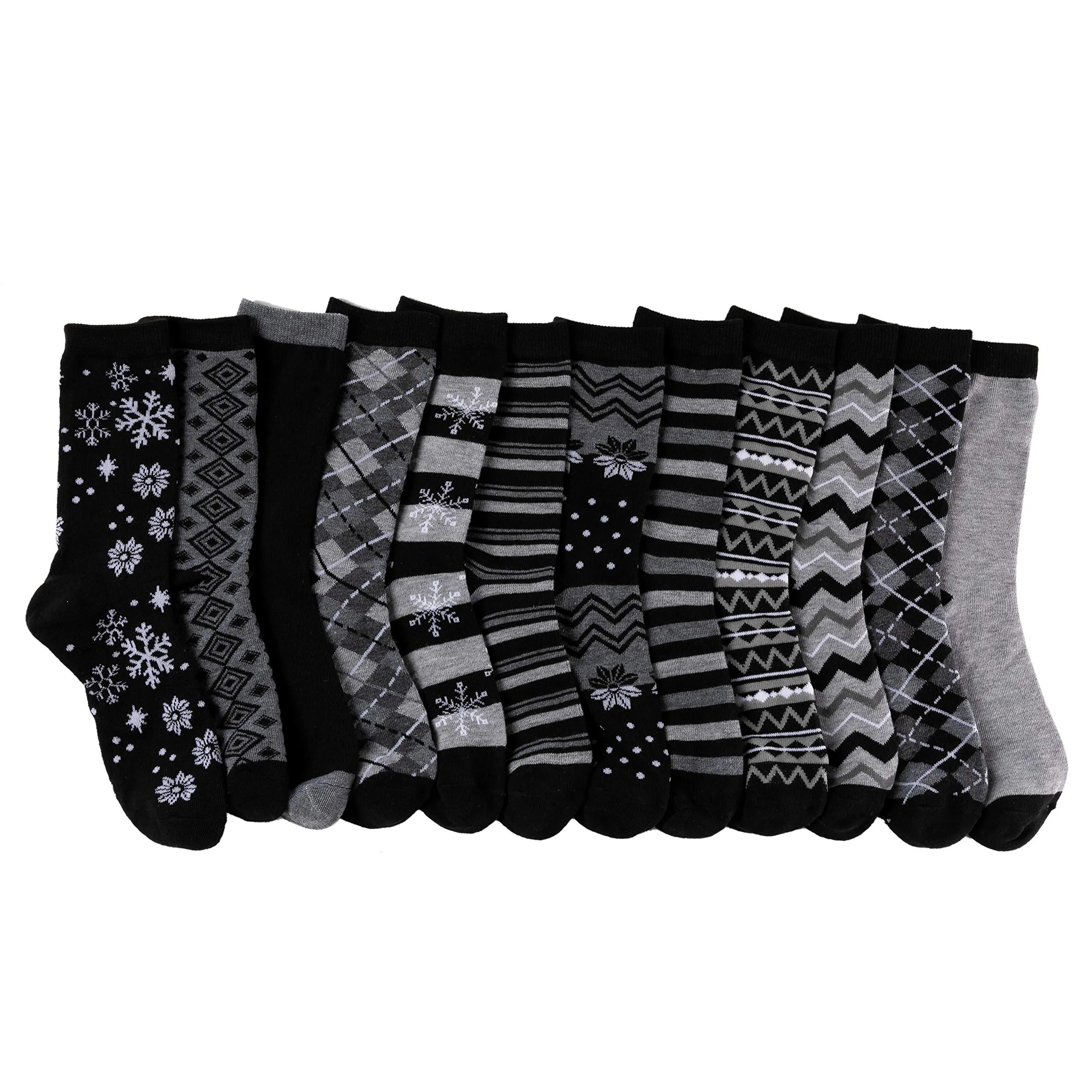 Women's Crew Socks - 12 Pack