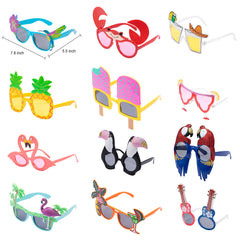 Luau Leis with Glasses, 24 Pack