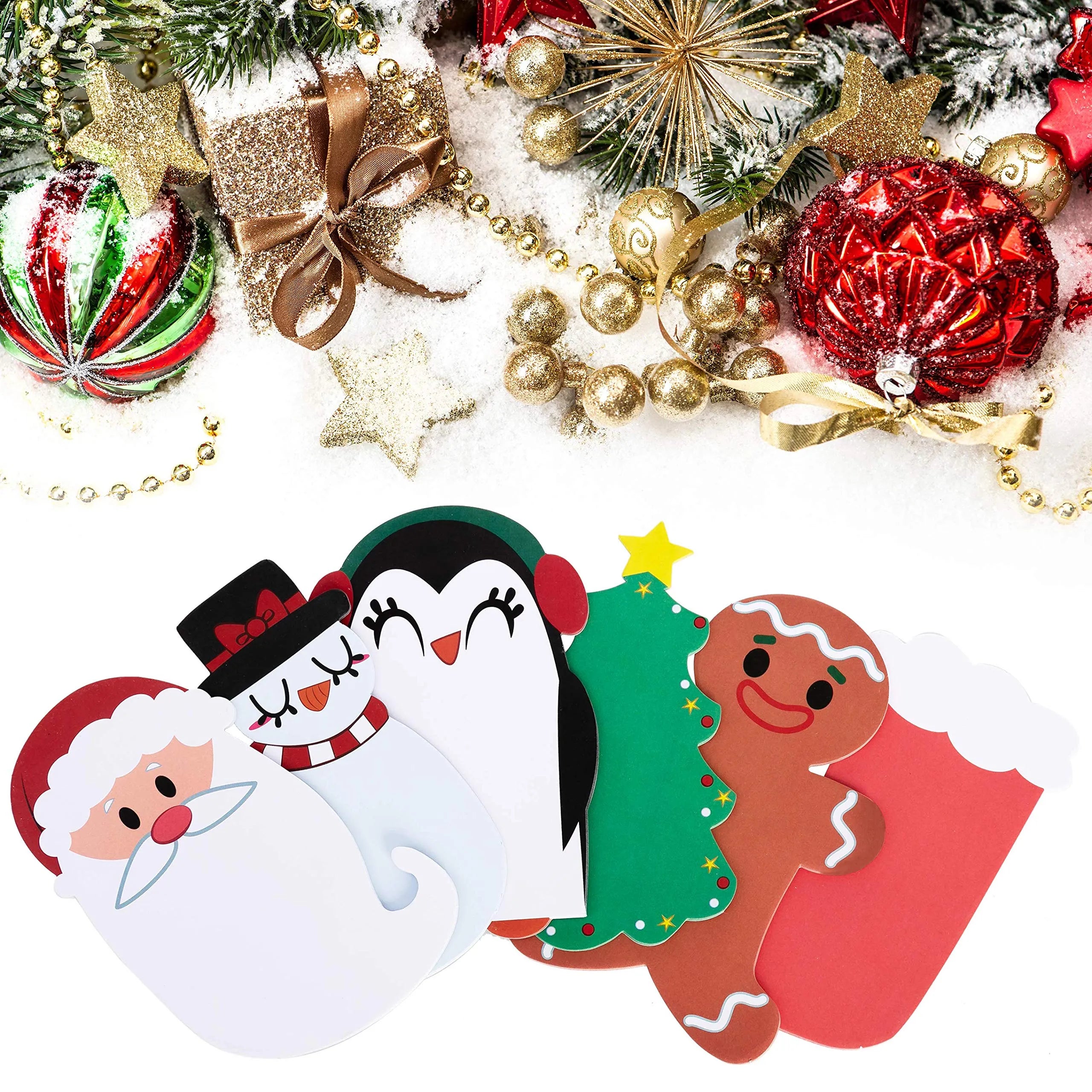 24 Pack Christmas Character Notepads