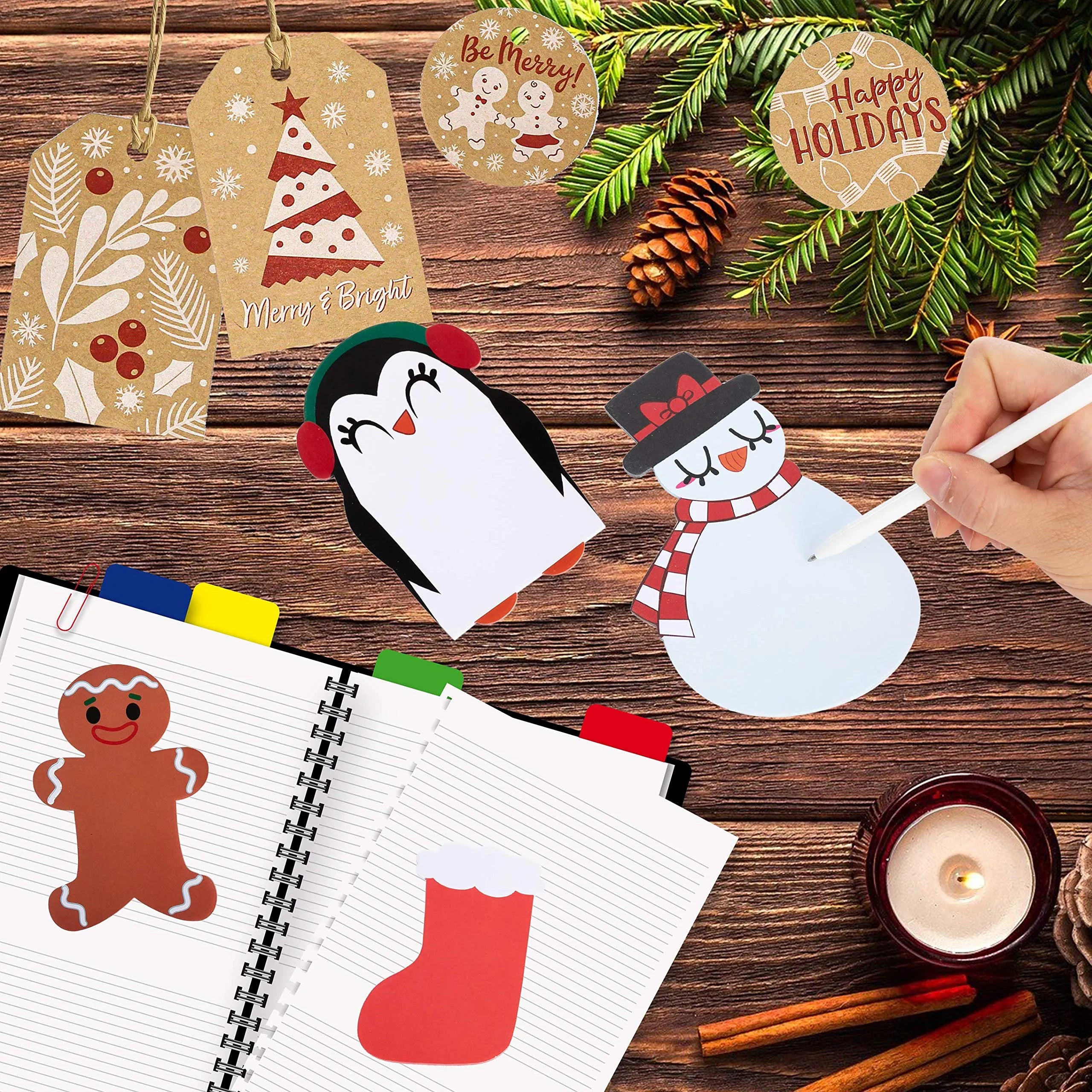 24 Pack Christmas Character Notepads