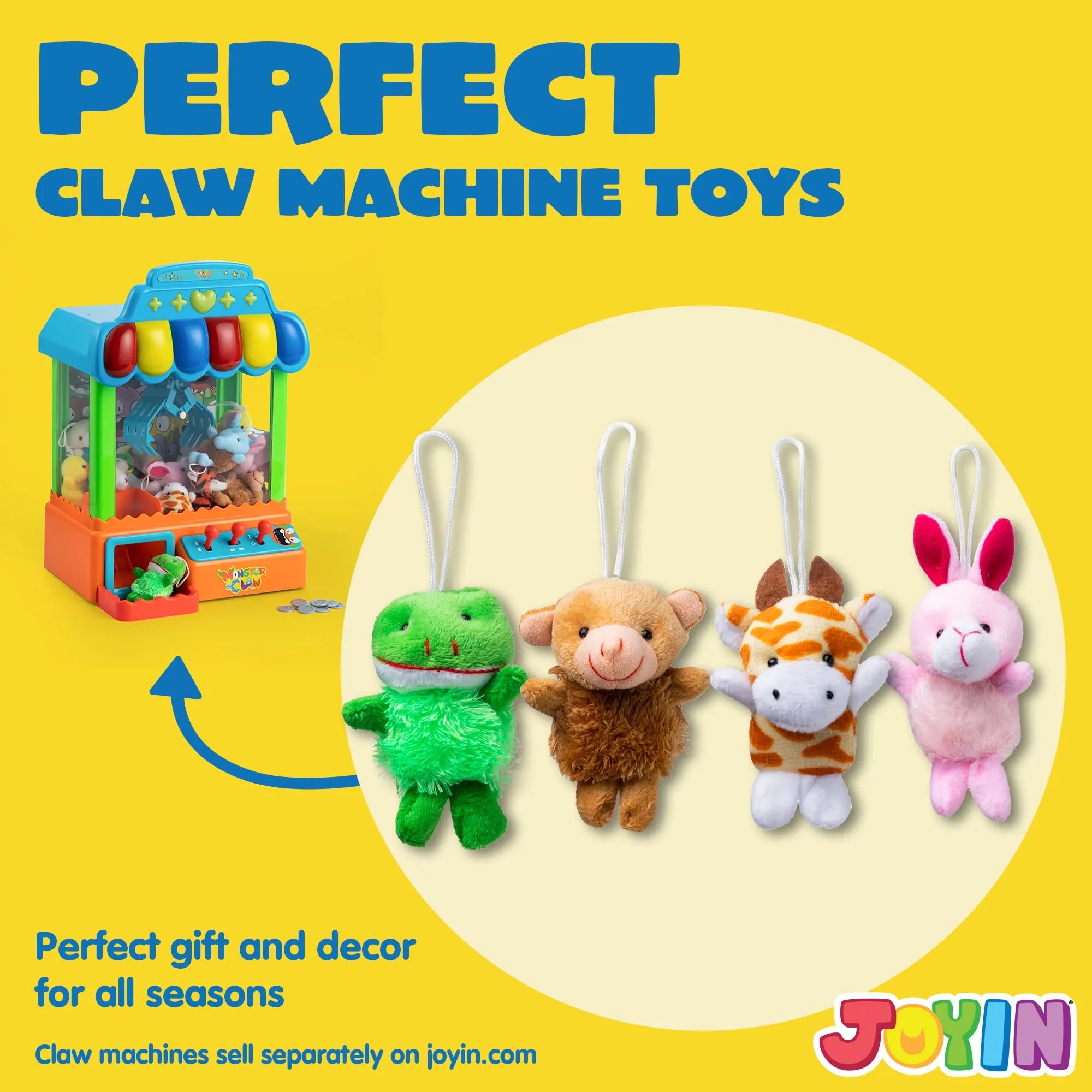 36-Piece Mini Plush Animal Toy Set (2.5 to 3 Inches, No Egg Shells)
