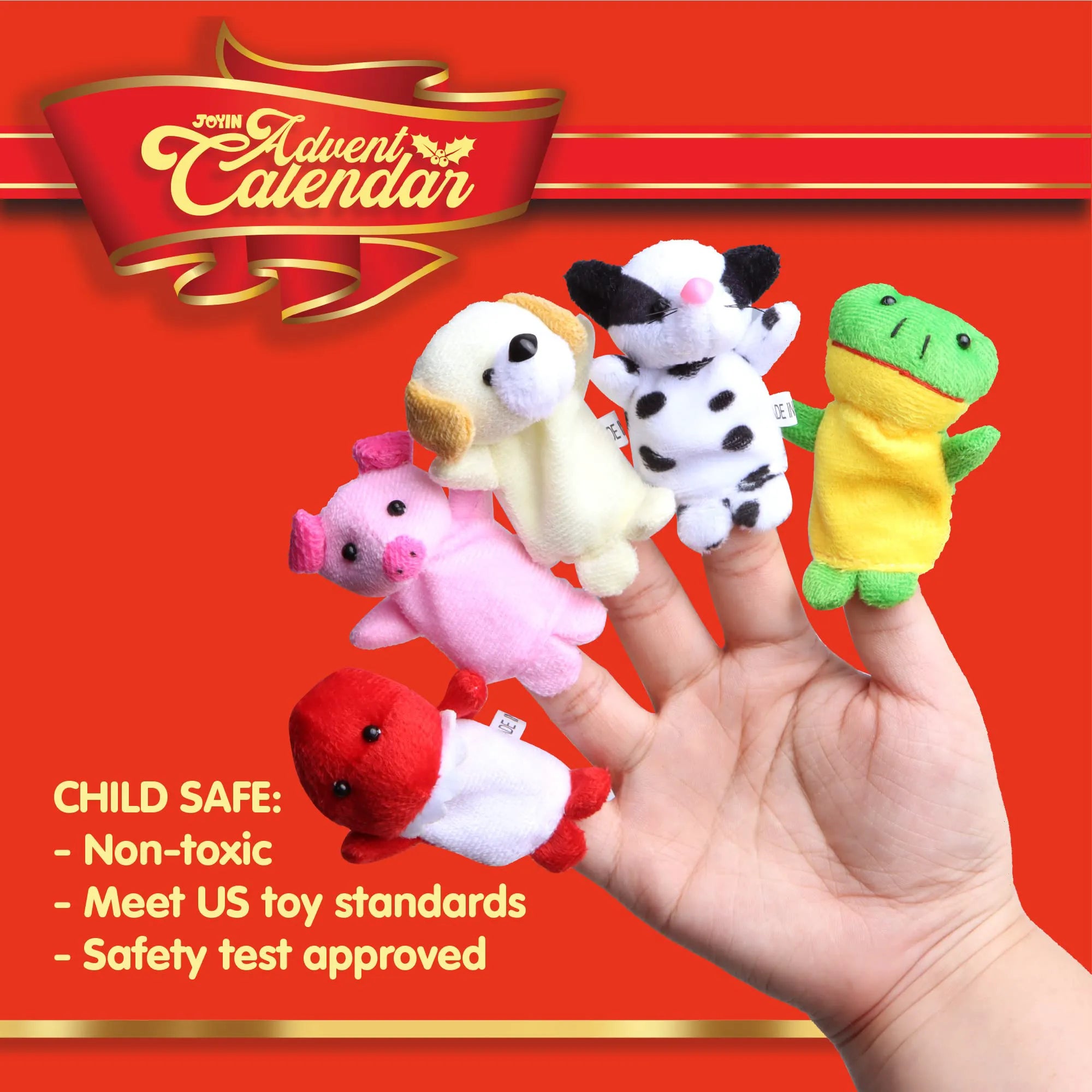 24-Piece Finger Puppets Advent Calendar