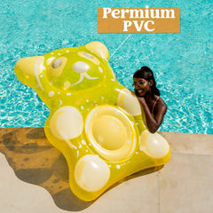 SLOOSH 60-Inch Inflatable Gummy Bear Pool Float