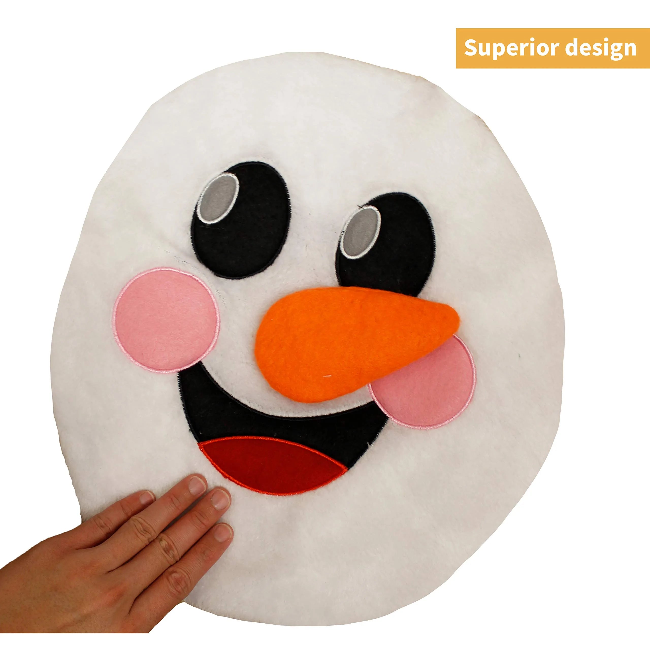 10 Pcs Santa and Snowman Bathroom Decor Set