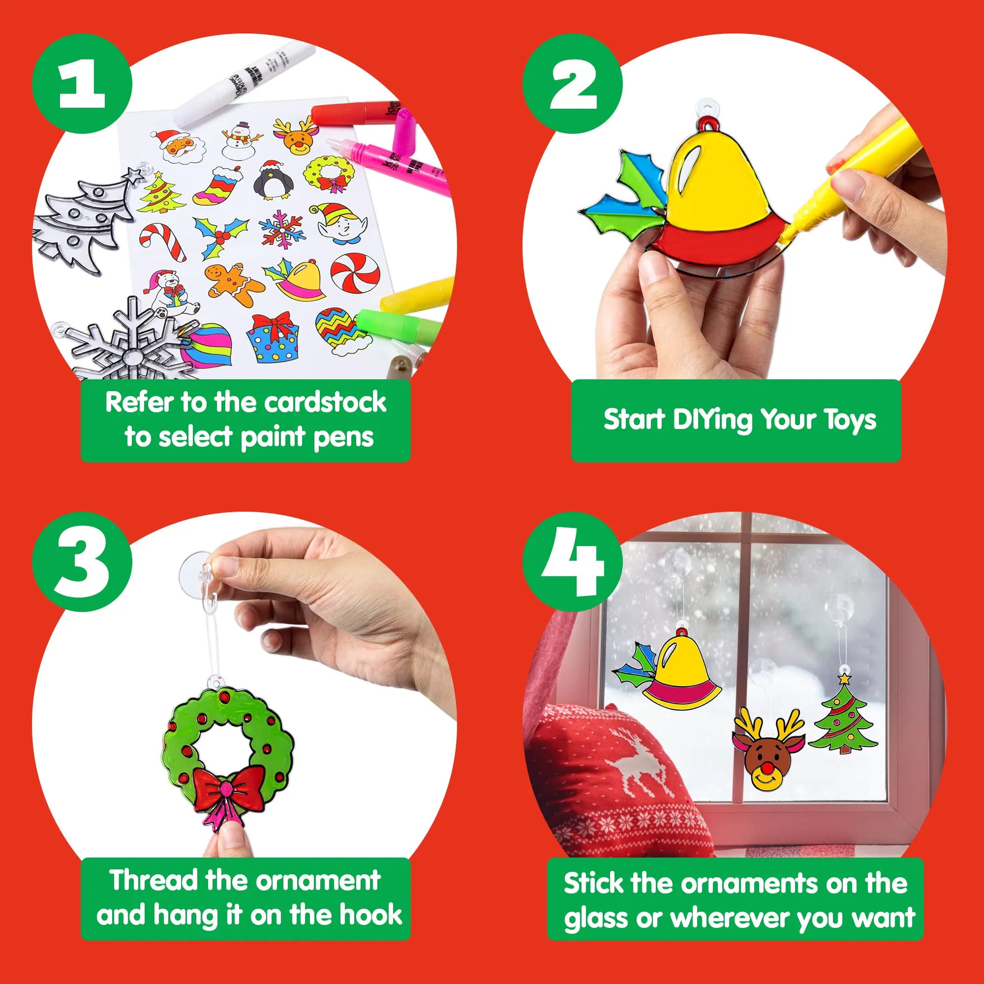 KLEVER KITS - Christmas Window Craft