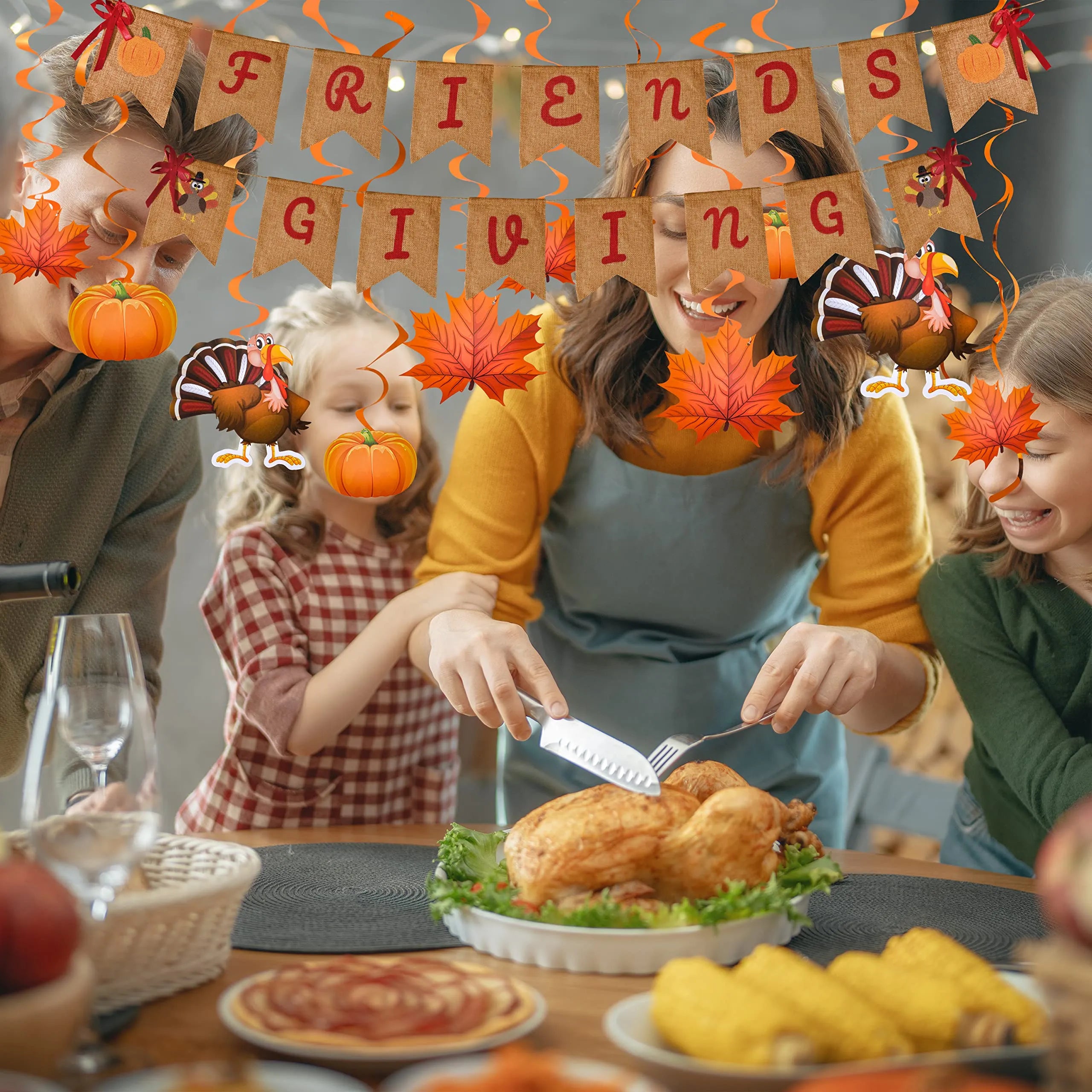 Friendsgiving Garland Decoration Set