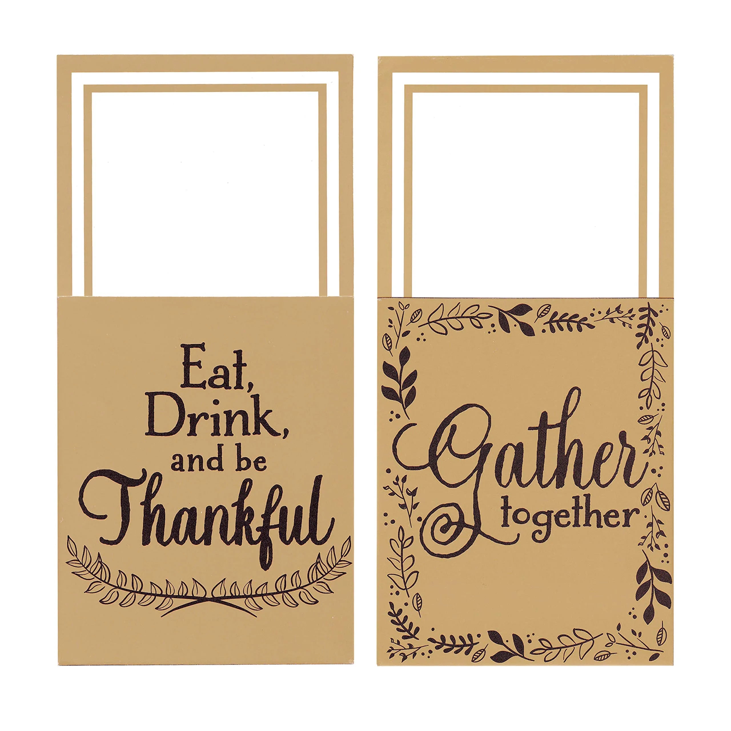 Thanksgiving Turkey Cutlery Decorative Utensil Holder, 36 Pieces